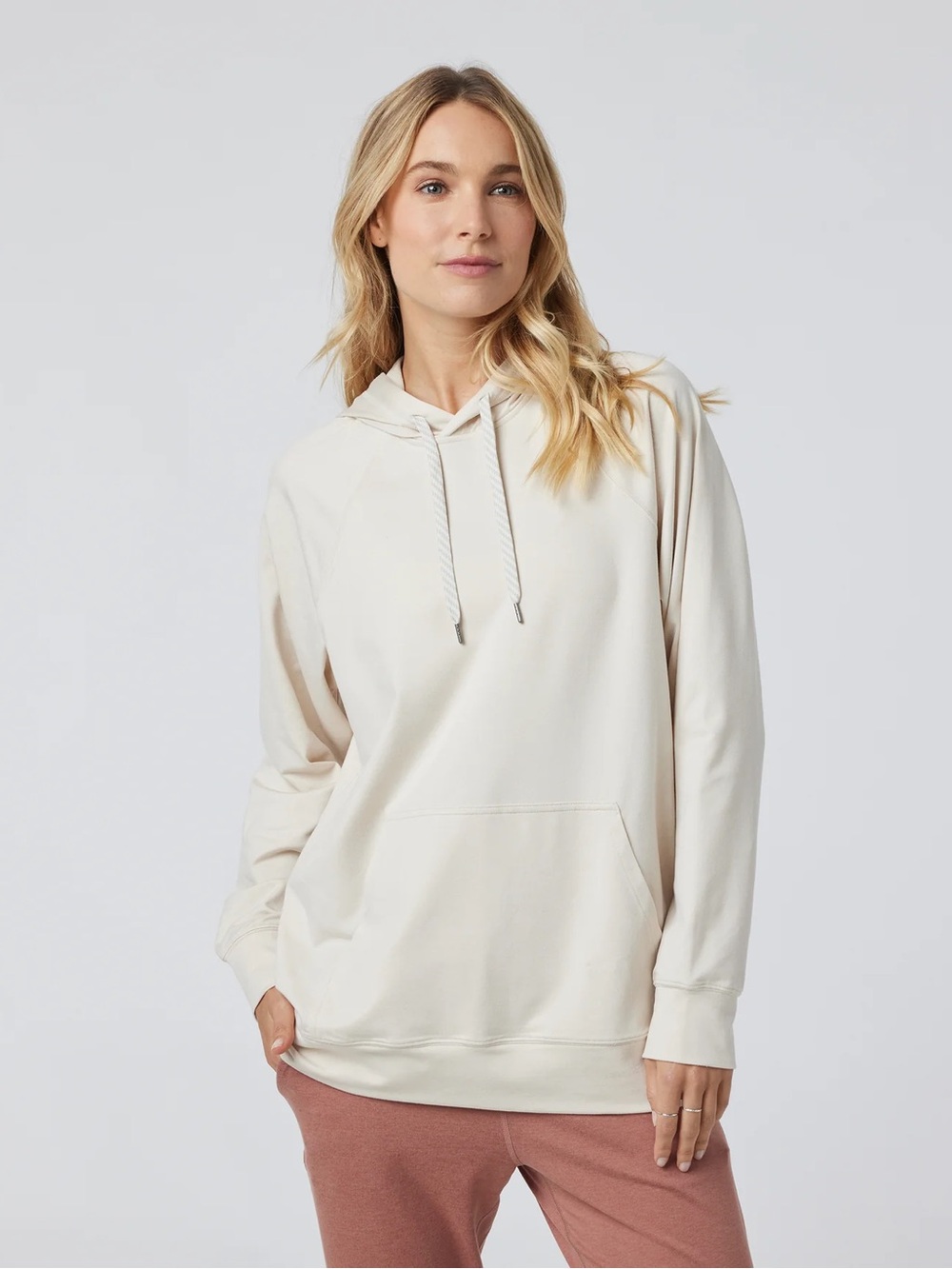 Halo Oversized Hoodie in Milkweed Heather